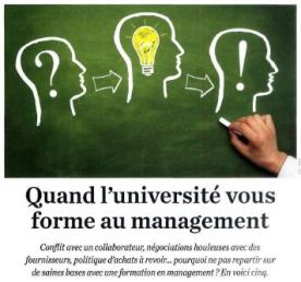 Photo 1 : Quand l'université vous forme au management