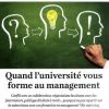 Quand l'université vous forme au management
